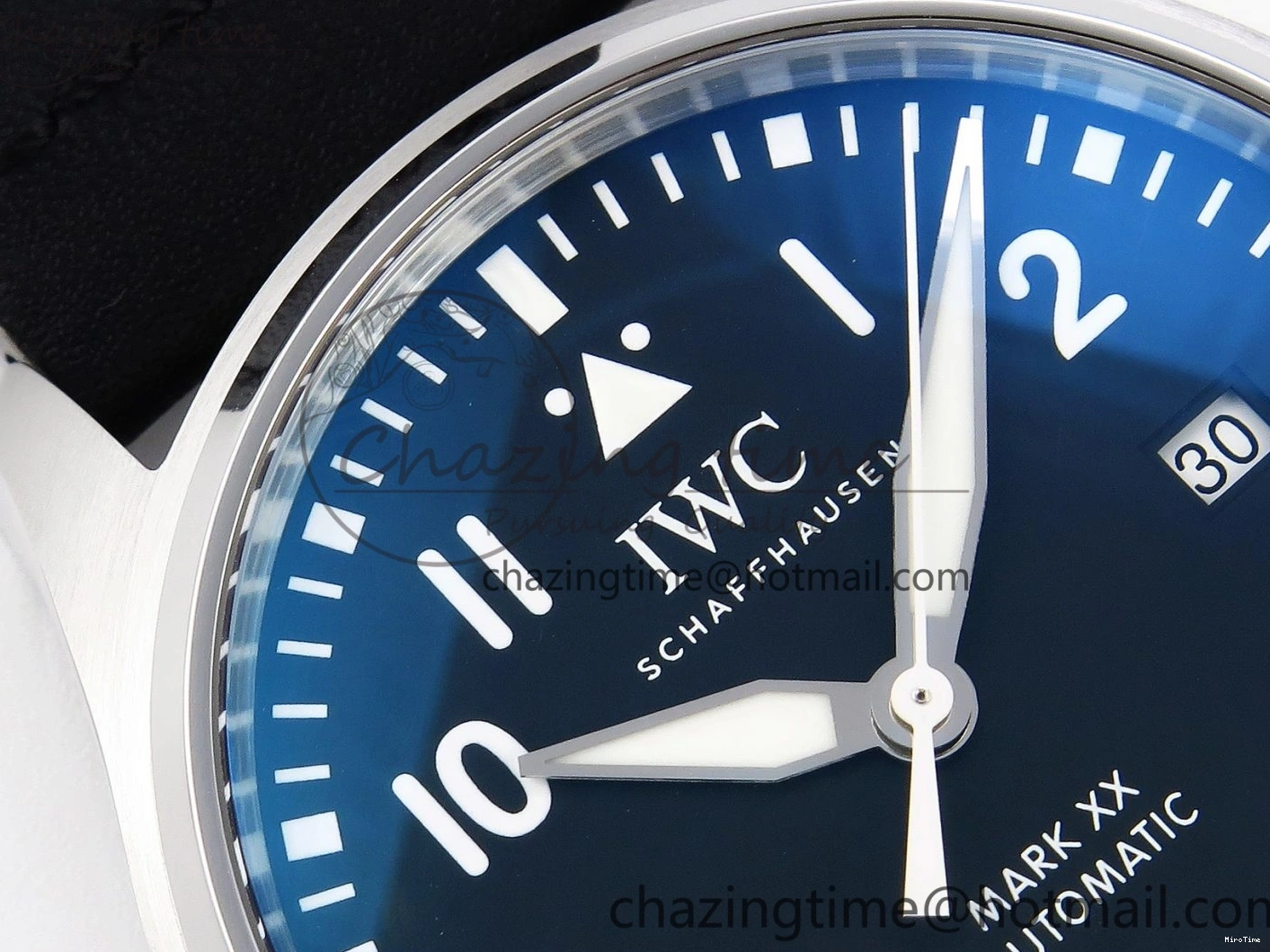 MIROTIME 0329 Pilot Mark XX IW328201 ZF 1:1 Best Edition Black Dial on Black Leather Strap A Affordable 7028